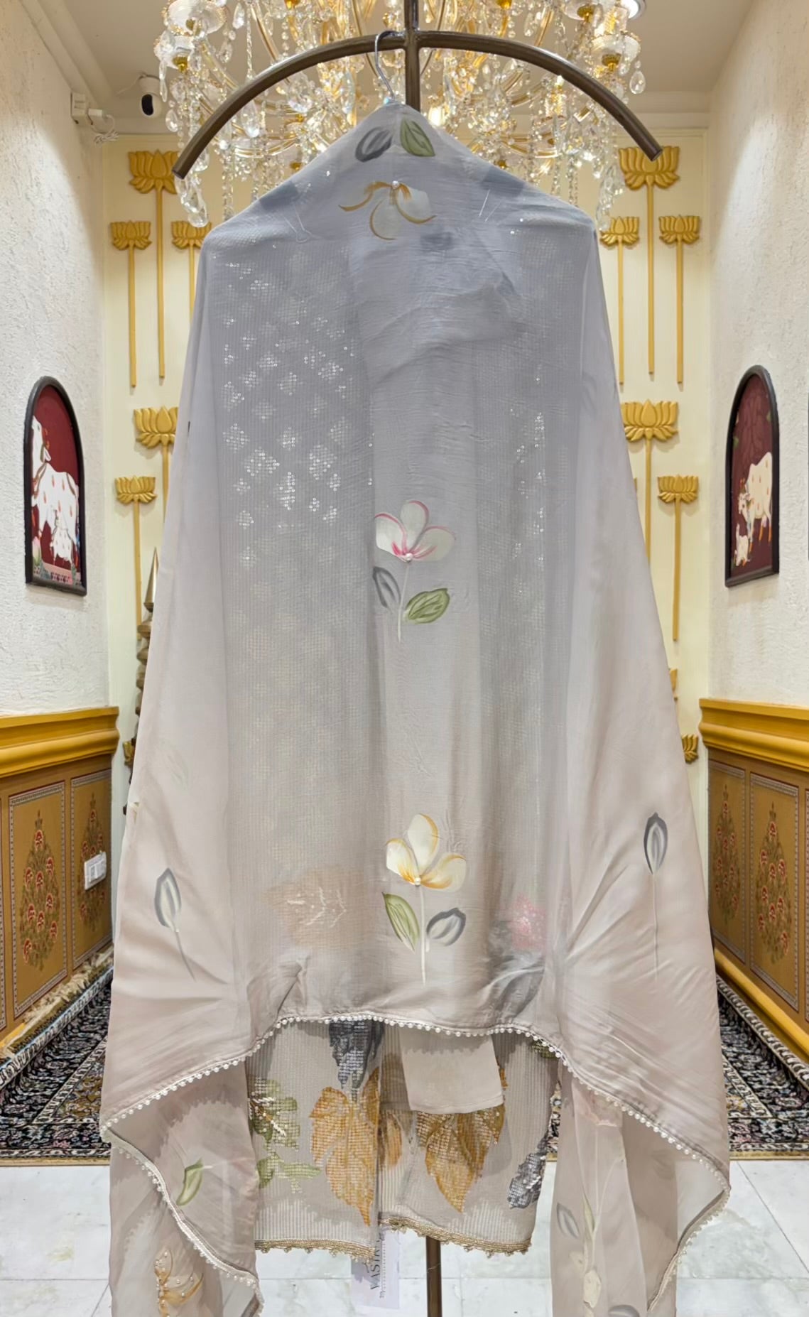 Inara Handpaint Georgette Suit