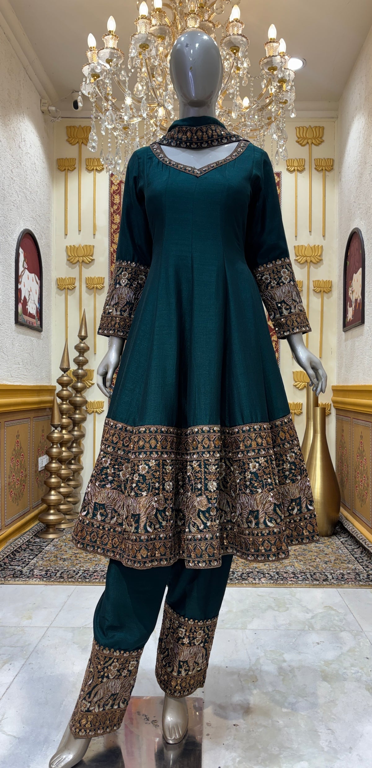 Zarmeher Anarkali Suit