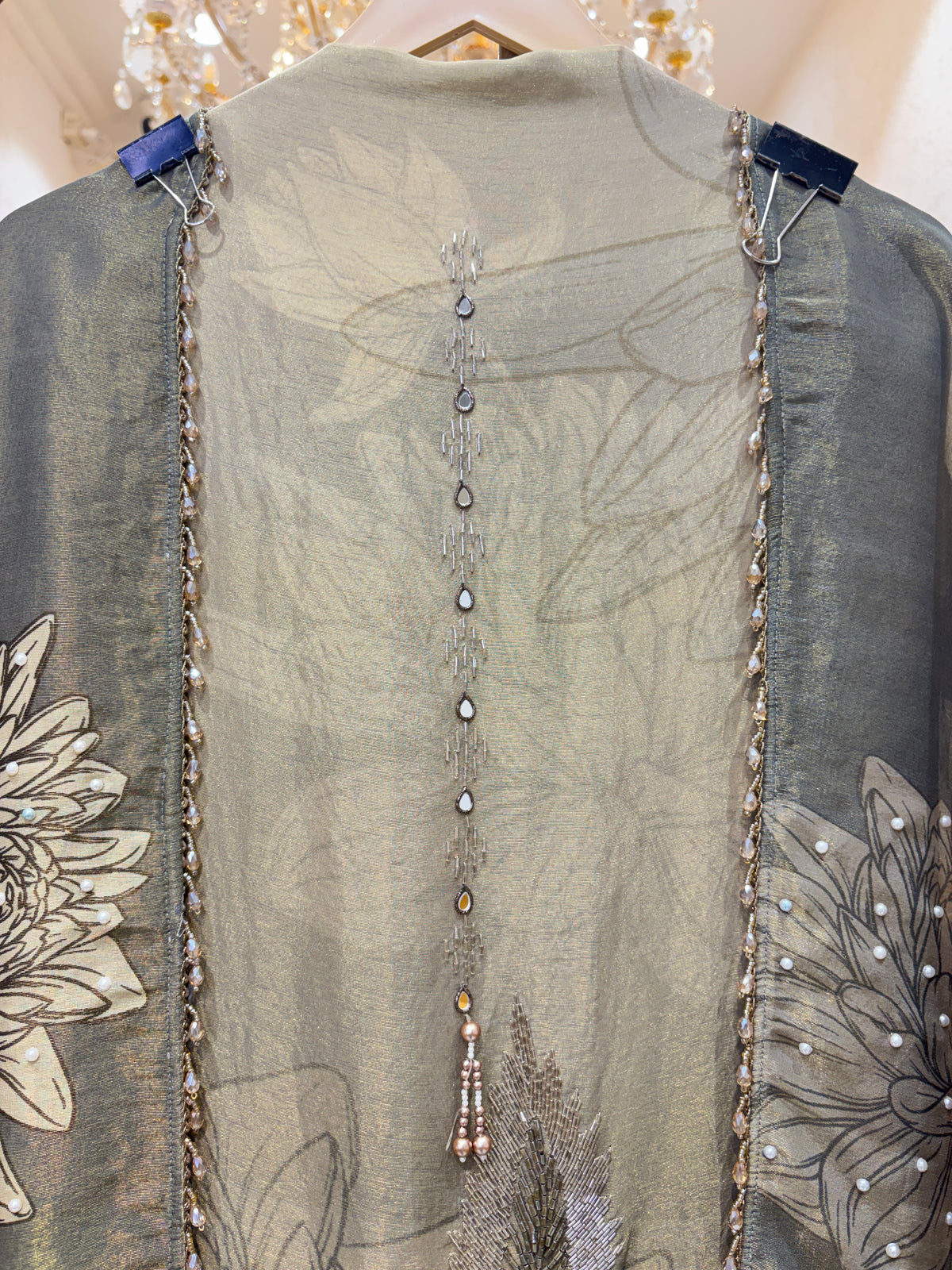Gulrais Organza Suit