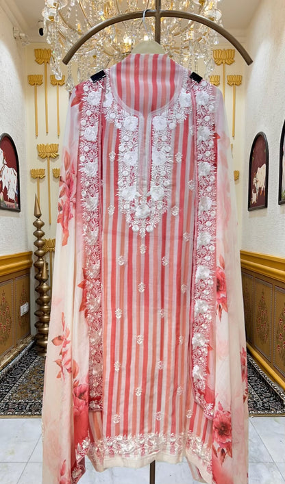 Elvaya Threadline Chanderi Suit