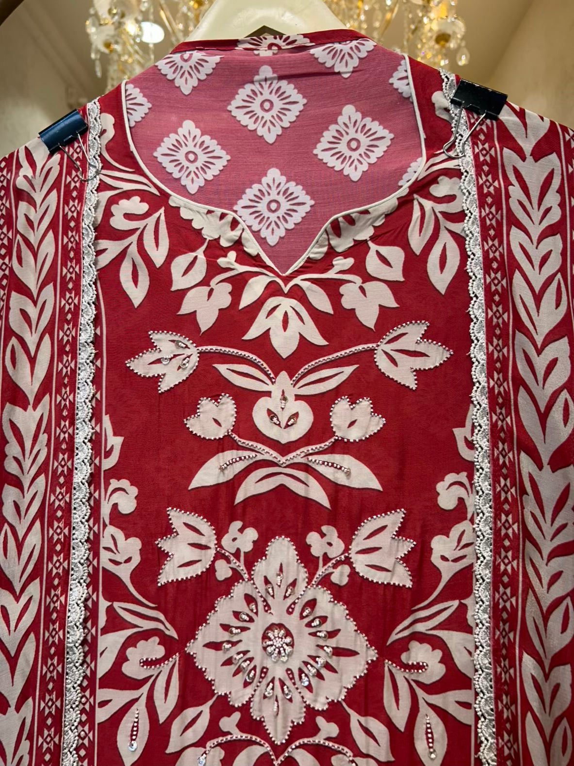 Elina Cutdana Bloom Suit (Red)