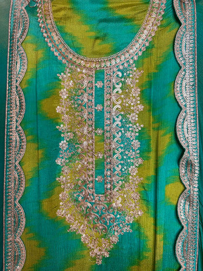 Ruhaniyaa Chinon Suit (Green)