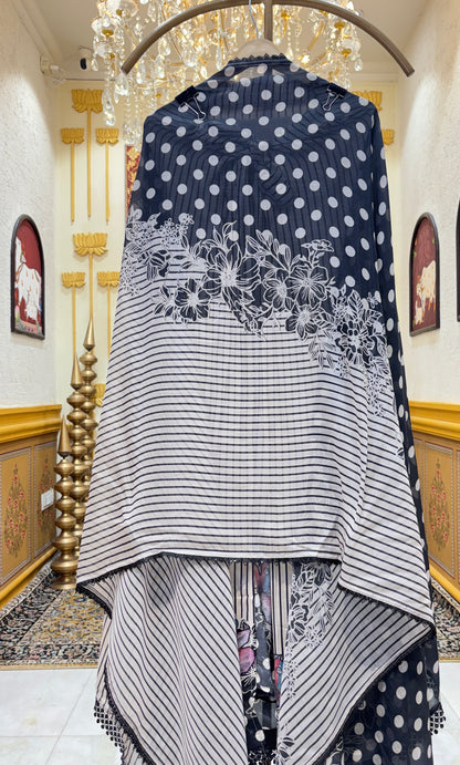 Pearl Aabroo Muslin Suit