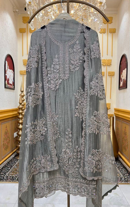 Zivara Crystal Élan Suit (Dark Green)