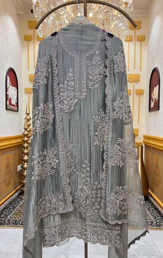 Zivara Crystal Élan Suit (Dark Green)