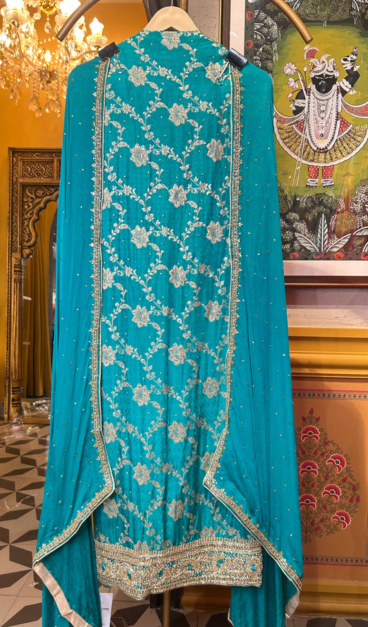 Noor-e-Banaras (Turquoise)