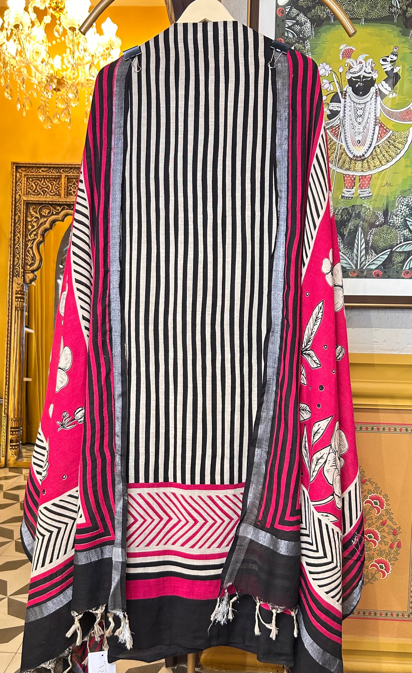 Vritika Block Print Set (Pink)