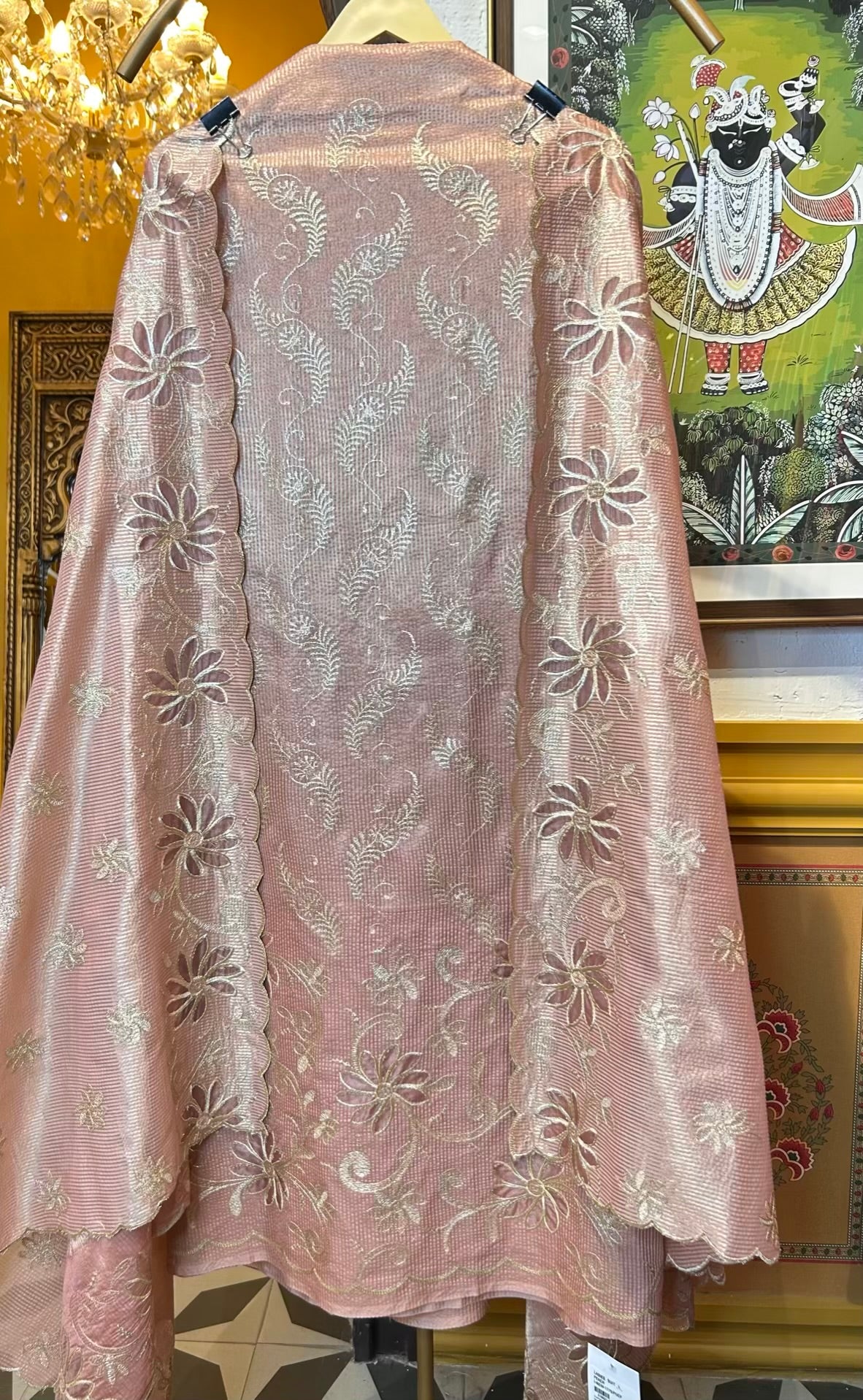 Sarvini AariChand Suit (Peach)