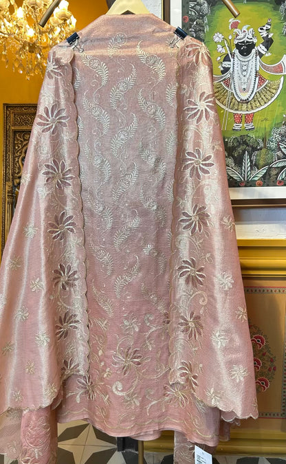 Sarvini AariChand Suit (Peach)