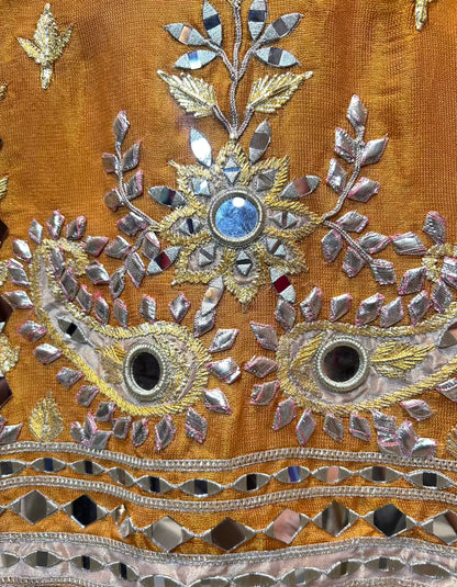 Roshanaé-Noor Organza Suit (Orange)