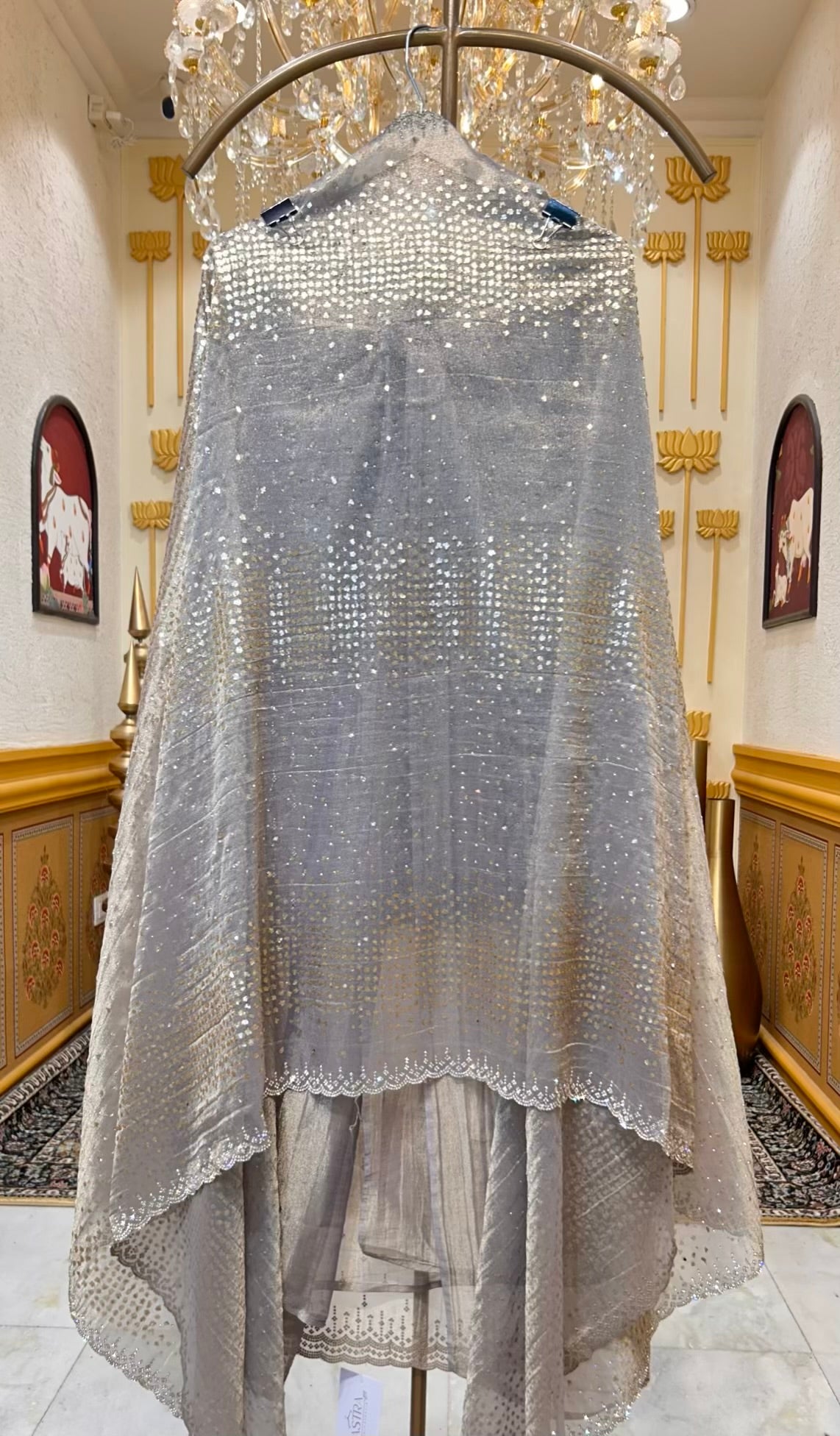 Nooriza Stone Veil Suit (Grey)