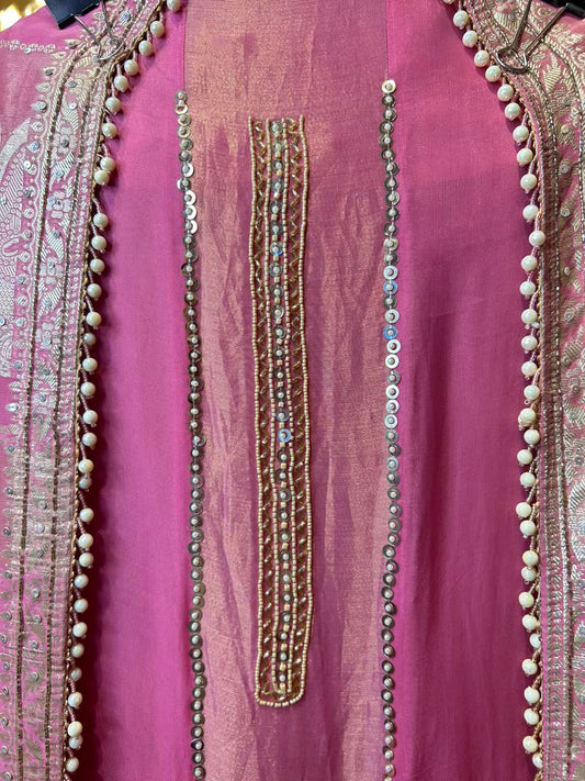 Eshara Organza Suit (Pink)
