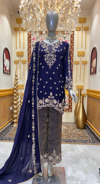 Zehraani Chinon Élan Set (Purple)