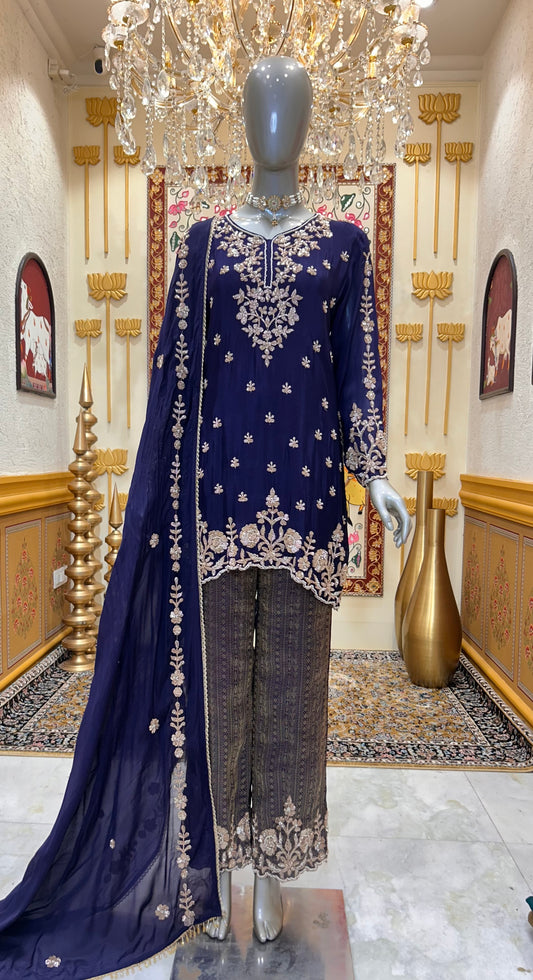 Zehraani Chinon Élan Set (Purple)
