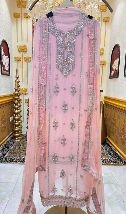 Iraaya Pearl Radiance Suit (Light Pink)