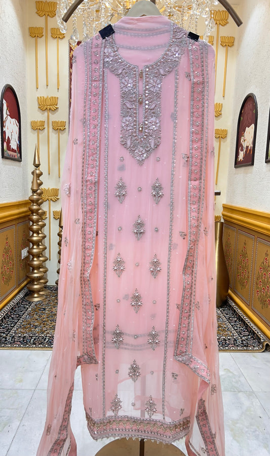 Iraaya Pearl Radiance Suit (Light Pink)