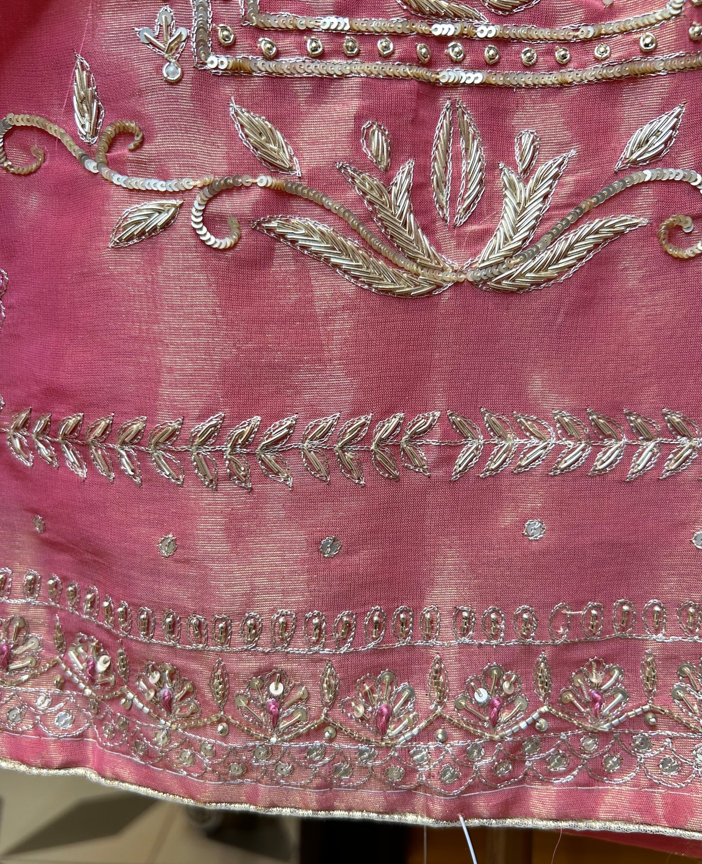 Saanvi Hand-Embroidered Organza Suit