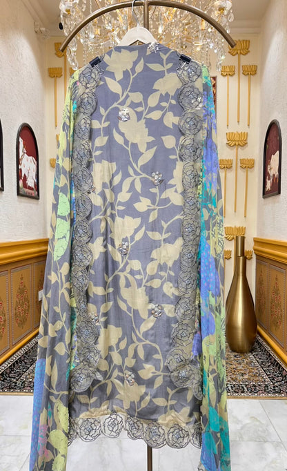 Mehrua Sequin Grace Suit (Grey)