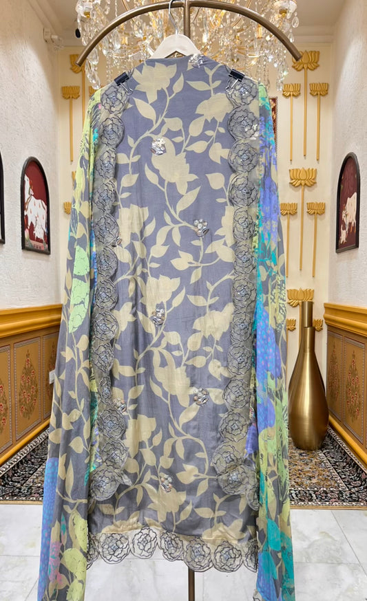 Mehrua Sequin Grace Suit (Grey)