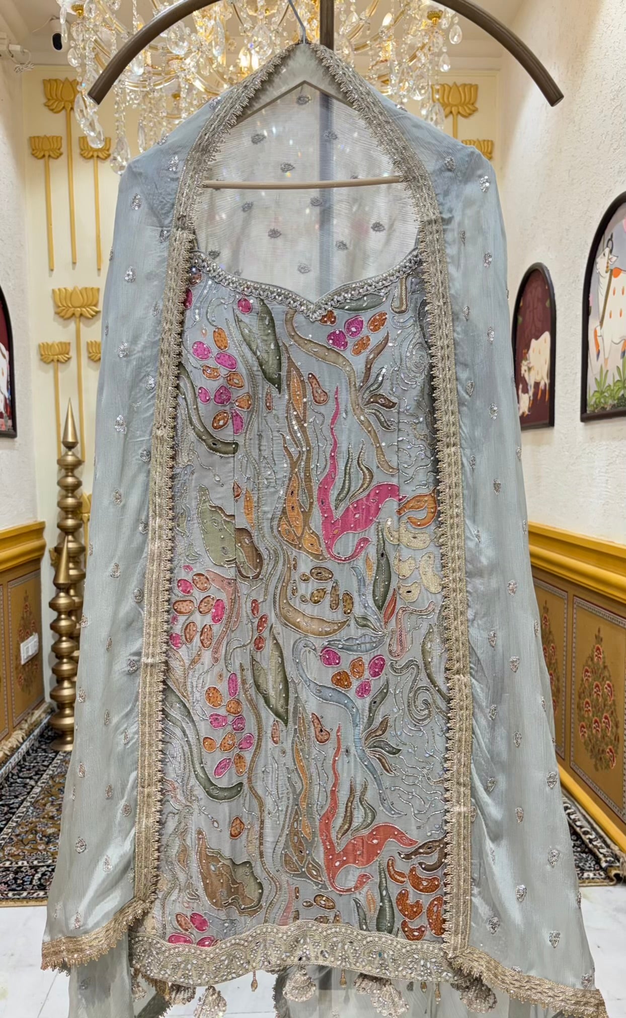 Inayat Printed Gharara Set