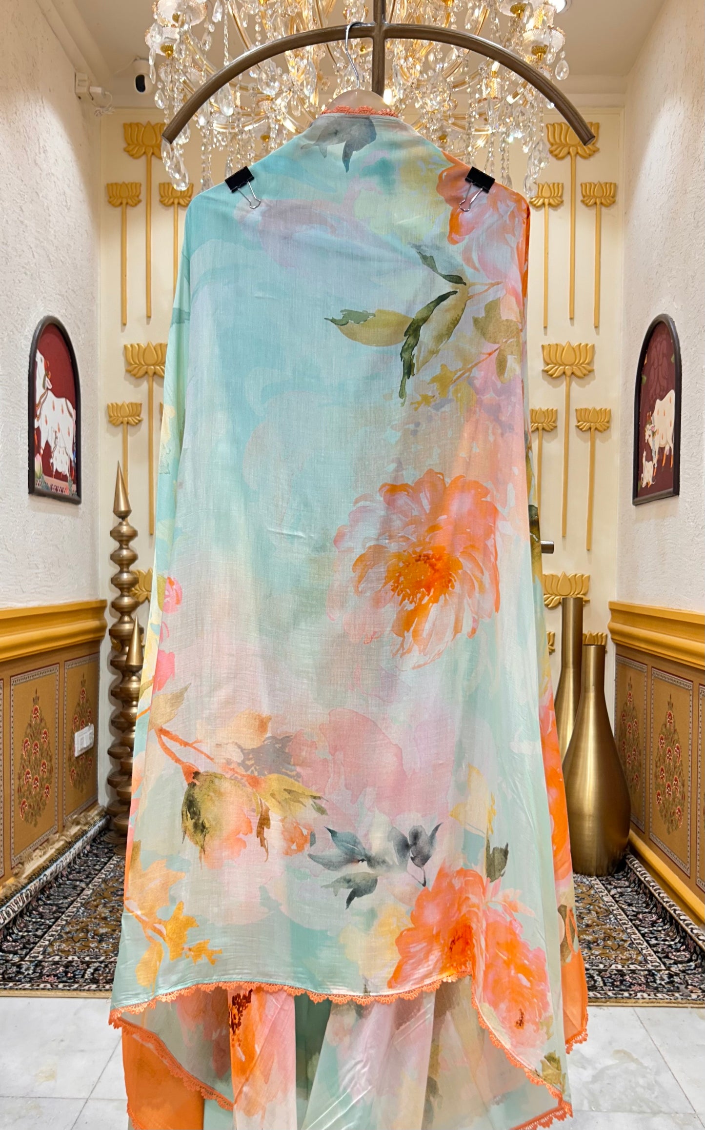 Elyon Pearl Sequin Muslin Suit