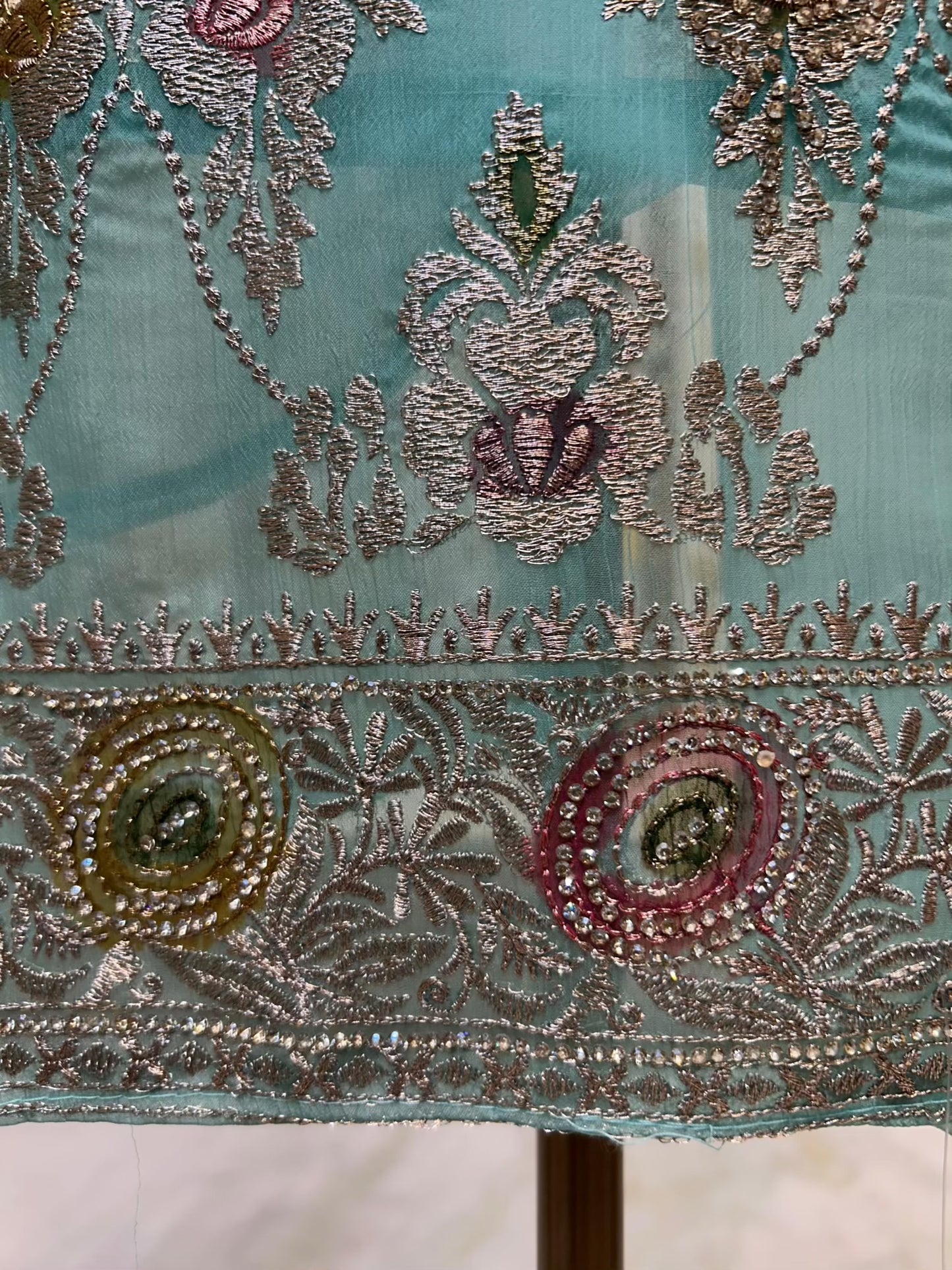 Sahiba Chiffon Grace Suit (Turquoise)