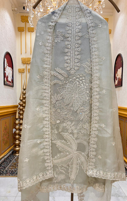 Mehrzeen Appliqué Tissue Suit