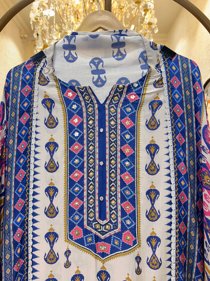 Moti Noor Muslin Suit