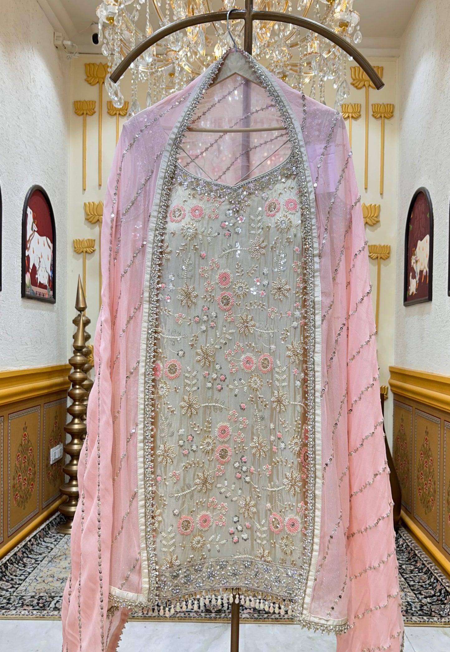 Inaya Organza Sharara Set