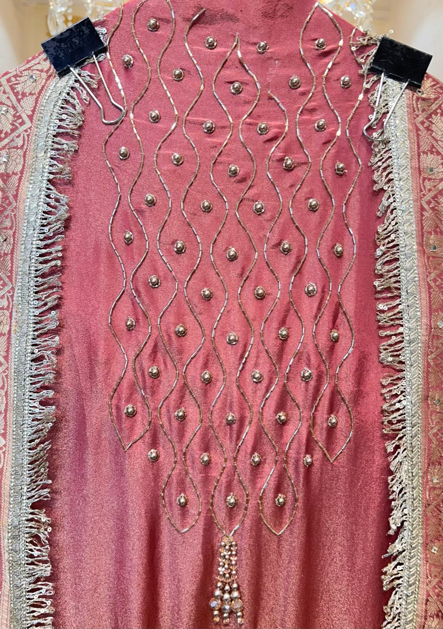 Afsara Kinari Luxe Suit (Pink)