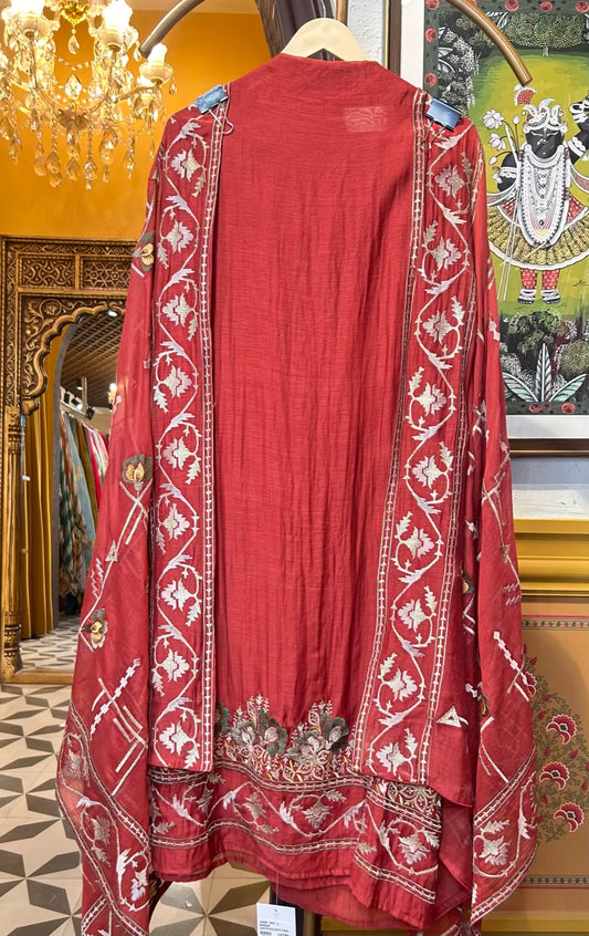 Nooré Mul Suit (Maroon)