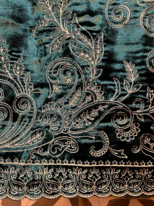 Velvasa Brocade Suit (Green)