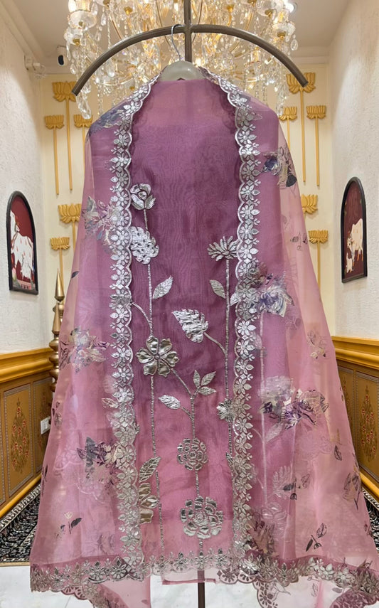 Sahira Leather Élan Suit (Pink)