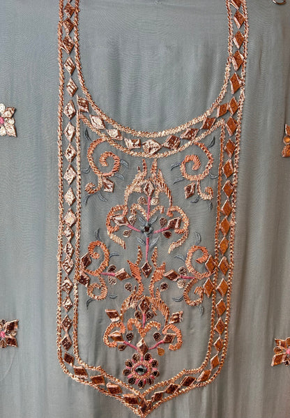 Nayra Mirror & Gotapatti Organza Suit