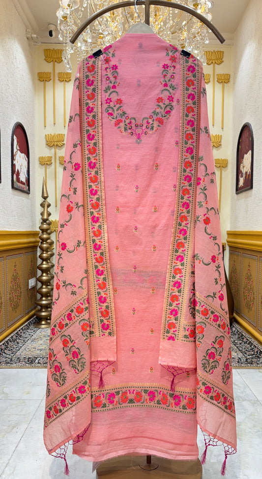 Rajvella Banarasi Chanderi Suit