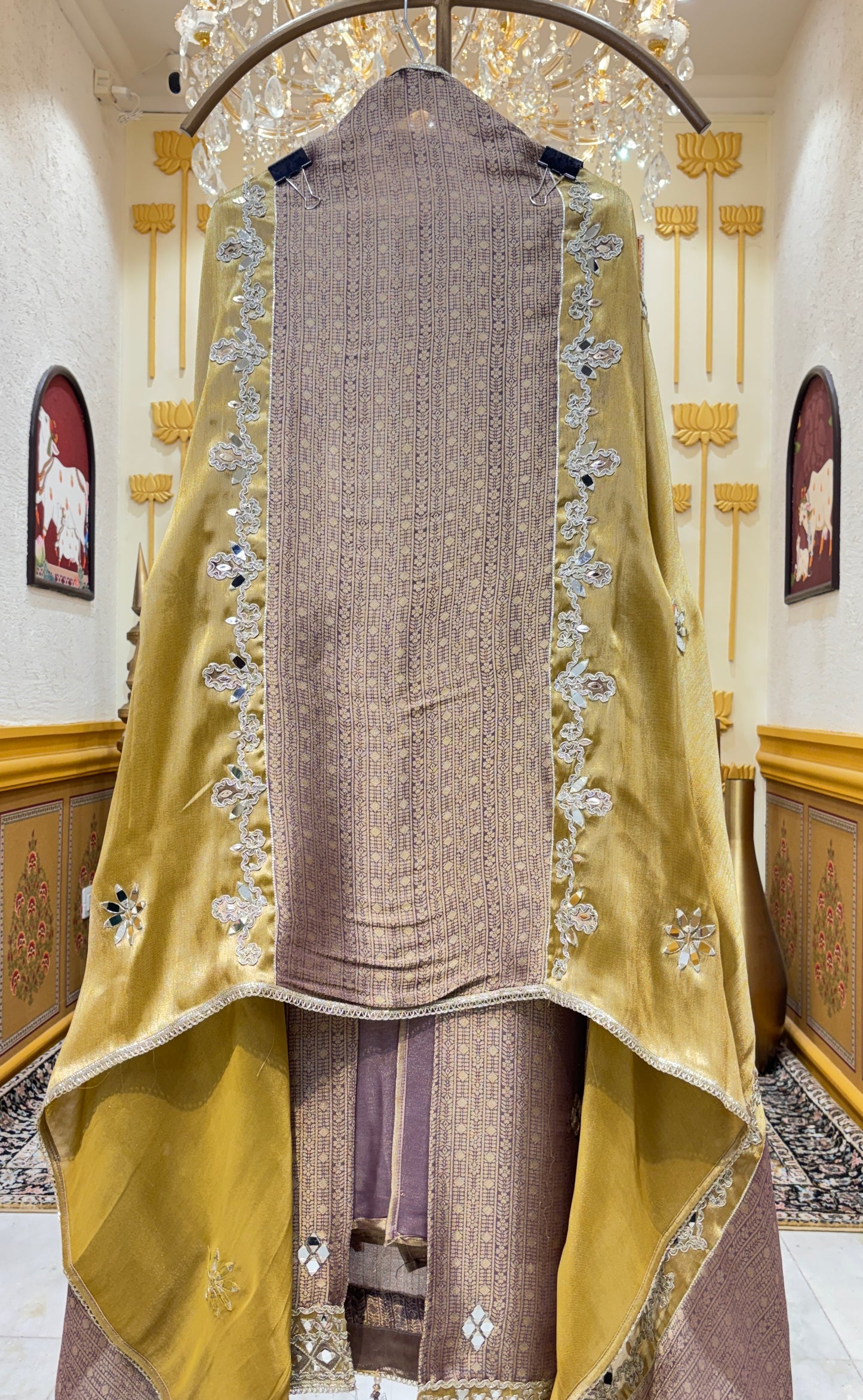 Zar Afreen Brocade Suit