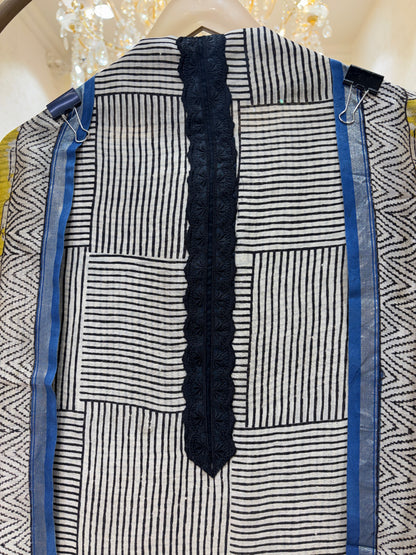 Nooriya Lace Chanderi Suit