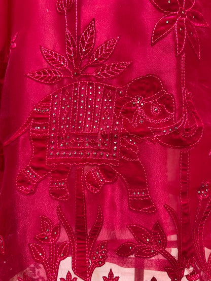 Velmira PatchÉlan Suit (Magenta)