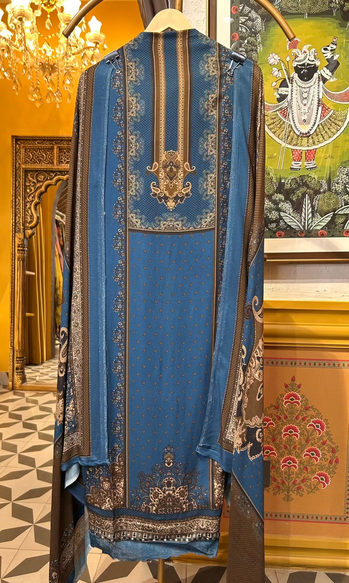 Rimzara Kashmiri Suit (Blue)