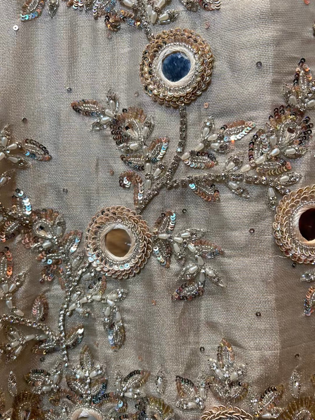 Seranza Organza Suit (Ivory)