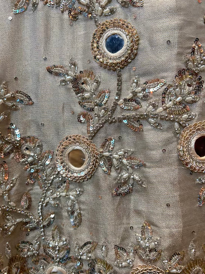 Seranza Organza Suit (Ivory)