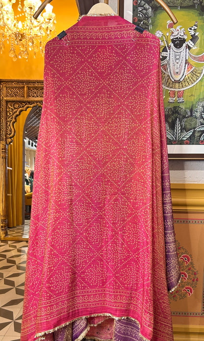 Zareen Gera Tissue Suit (Pink)