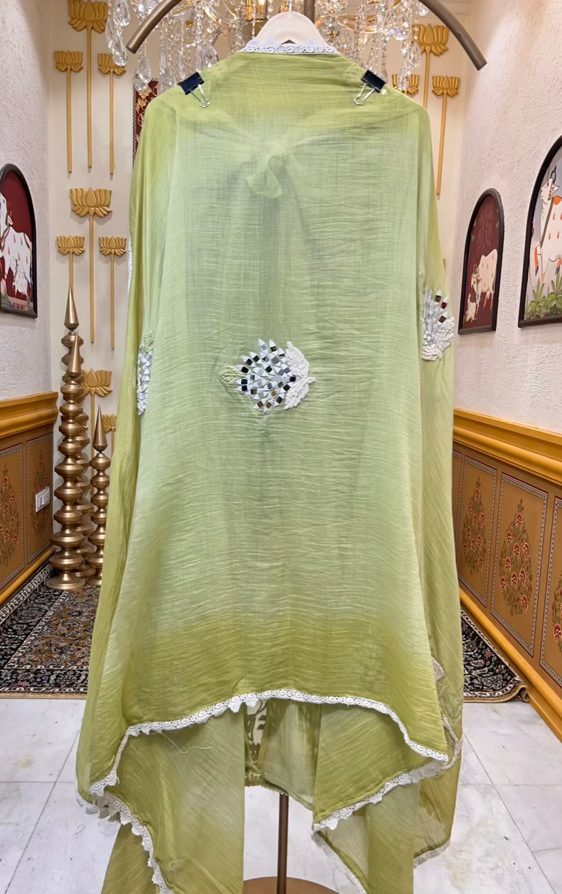 Zehra Mul Lace Élan Suit (Green)