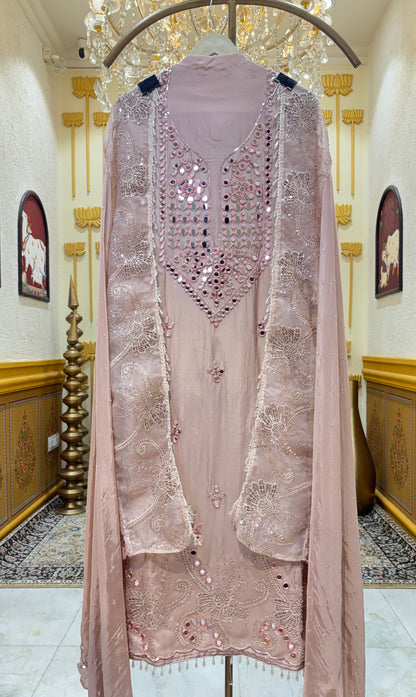 Mehraz Mirror Silk Suit