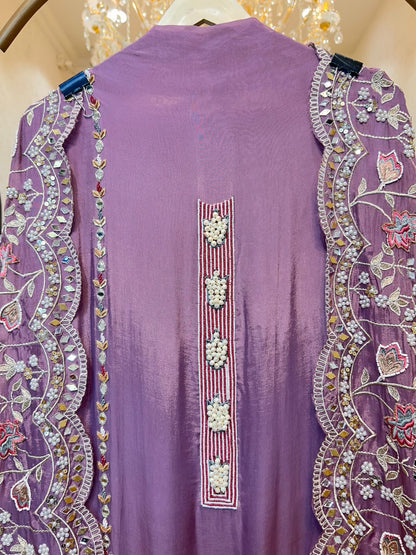 Ameera Naqsh Suit (Lavender)