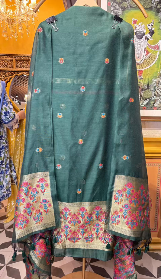 Zareen Adaa Suit (Green)