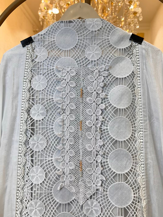 Aamira Crochet Leather Mul Suit