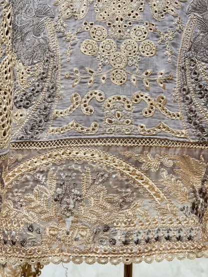 Zivara Chikankari Chanderi Suit