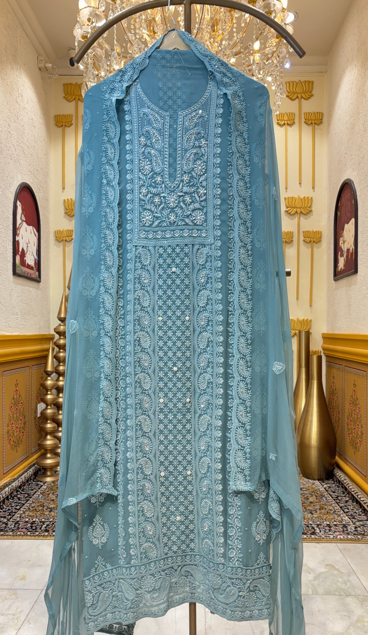 Ishita Handcrafted Georgette Suit