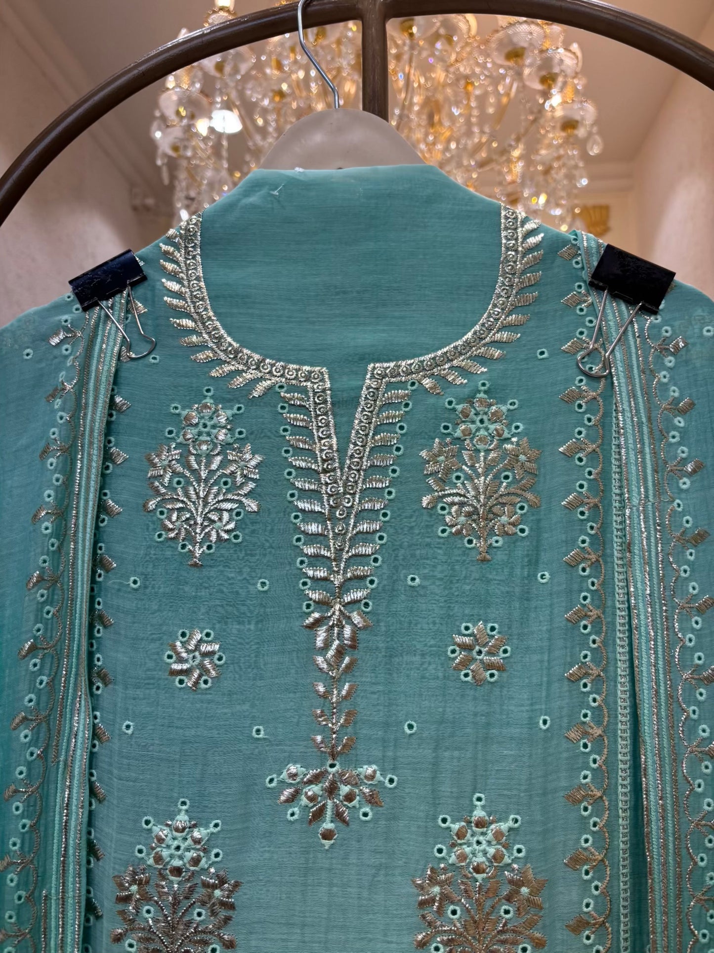 Taara Pita Chanderi Suit